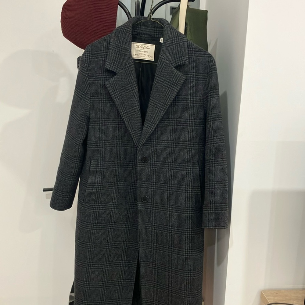 Aritzia Peacoat - Plaid
